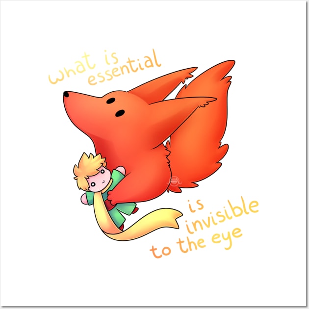 What is essential is invisible to the eye Wall Art by seosaur